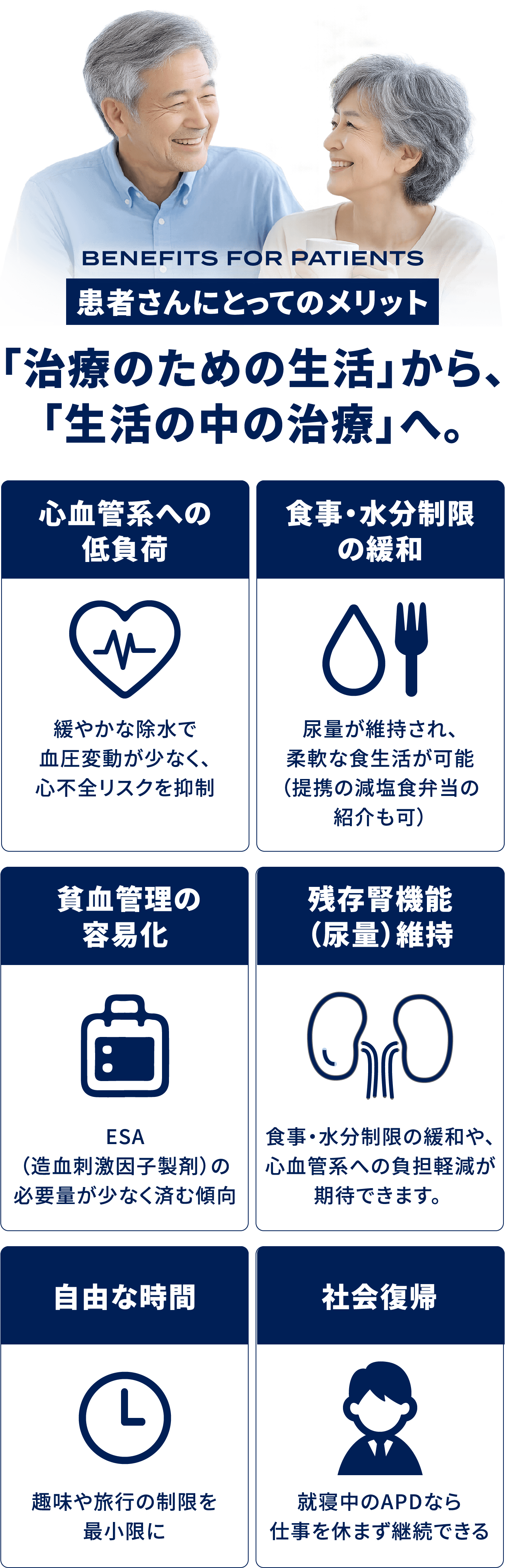 患者さんにとってのメリット（価値）